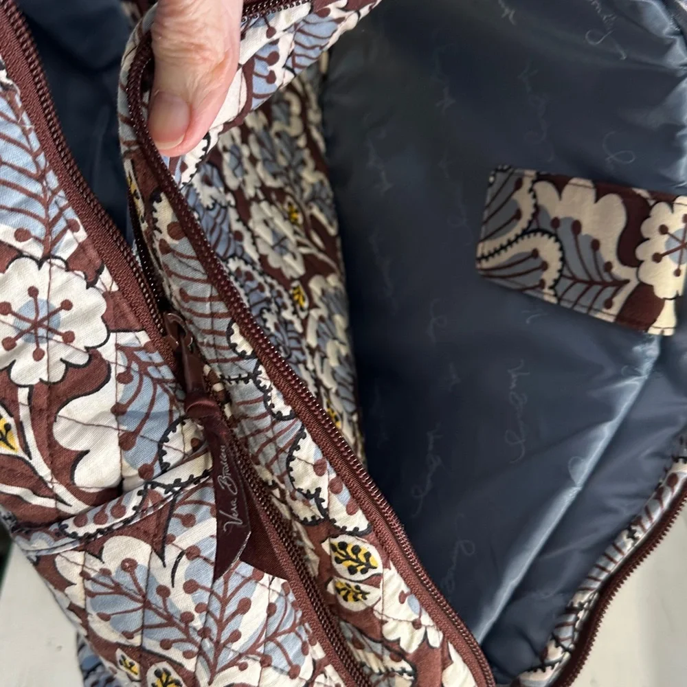 Vera Bradley backpack.  Blue floral “Slate Blooms “